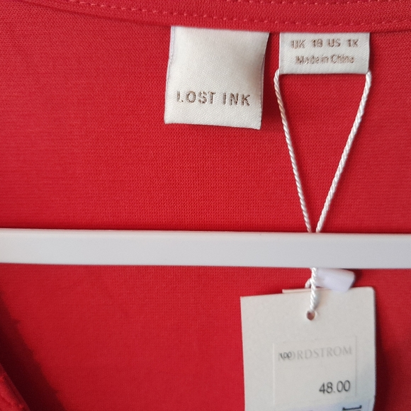 Nordstrom, Lost Ink, Sleeveless Blouse, Size 1X, NWOT - Picture 3 of 3